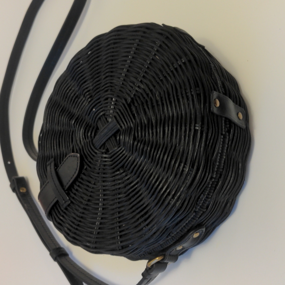 J.Crew Circle Straw Crossbody bag